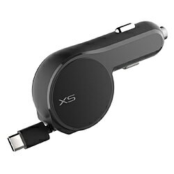 カシムラ DC充電器リール typeC(3A/極小) DC-032 DC032