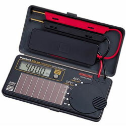 三和電気計器 PS8A SANWA ソーラー充電ポケット型デジタルマルチメータ PS8A