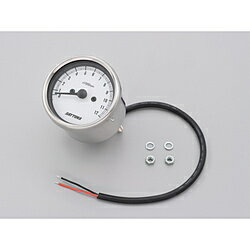 デイトナ 機械式タコメーター φ60 ホワイトLED照明 ステンレスボディ/ホワイトパネル 12000rpm 15642 1..