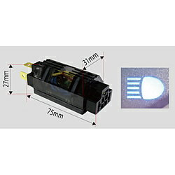 RACINGGEAR ハイビームインジケーターキャンセラー(H4用) COMPACT STAR for HEAD 12V車専用 1個入り RGH-P795 RGHP795