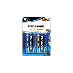 Panasonic(パナソニック) エボルタNEO　9V角形　2本　ブリスターパック 6LR61NJ/2B ［2本 /アルカリ］ 6LR61NJ2B