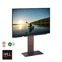 ナカムラ 32〜80V型対応 テレビスタンド WALL V3 ロータイプ ウォールナット WLTVB5238 WLTVB5238