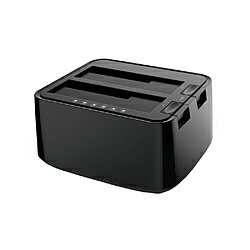KuroutoShikou(玄人志向) KURO-DACHI/CLONE/CRU3 HDD/SSDスタンド USB-A接続 ［3.5インチ＆2.5インチ対応 /SATA /2台］ KURODACHICLONECRU [振込不可] [代引不可]