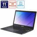 ASUS(エイスース) ノートパソコン E210KA ピーコックブルー E210KA-GJ01BWS ［11.6型 /Windows11 S /intel Celeron /Office Personal /メモリ：4GB /eMMC：128GB /日本語版キーボード /2022年3月モデル］ E210KAGJ01BWS 【864】