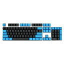 TAIHAO 〔キーキャップ〕 英語配列 PBT Double shot Backlit Keycap Set ブラック/ブルー th-black-blue-keycap-set BLACKBLUESET