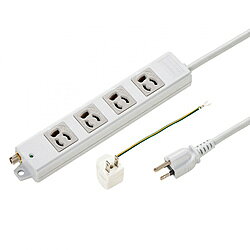 SANWA SUPPLY(サンワサプライ) 抜け止めタップ TAP-5431MGN2-5 TAP5431MGN25