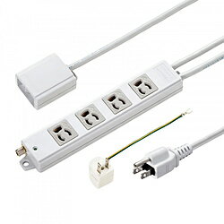 ●3P抜け止めの4個口仕様電源タップです。●通電が確認できるランプ付きです。●接続した機器の電源を手元でまとめてON・OFFできる、ランプ内蔵手元スイッチ付きです。●裏面にマグネットが付いていますので、スチールのデスクなどに仮固定することができます。●アース端子が付いています。手元スイッチ付き3P抜け止め4個口3m仕様電源タップ