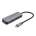 ROA fϊA_v^ [USB-C IXX HDMI /USB-Ax2{USB-CXd /USB Power DeliveryΉ /100W] 4KΉ Xy[XOC HP-HD41 HPHD41