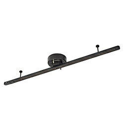 オーム電機 ライティングダクトレール 引掛けシーリング直接設置式 1m ブラック ORL-C100AK ［1000mm］ ORLC100AK