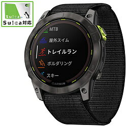 GARMIN(ガーミン) 010-02754-11 【Suica対応】Enduro 2（エンデューロ 2） Dual Power GPSスマートウォッチ Black Carbon Gray DLC Ultra Fit Band 0100275411
