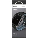 KENZAN LINUS AIROSOFT SILICONE APPLE WATCH STRAP 45/44/42mm - MIDNIGHT BLACK（BLACK） UNIQ（ユニーク） ブラック UNIQ45MMLINUSBLK UNIQ45MMLINUSBLK