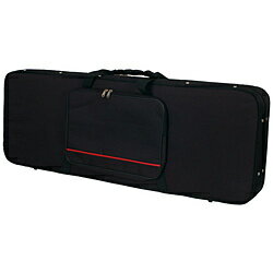 エレキギター用セミハードケース適合:エレキギター全般 緩衝材:発砲スチロール内寸全長:約99cm重量:約3.1kgカラー:ブラック アクセサリーポケット付 脱着式ショルダーストラップ付エレキギター用セミハードケース