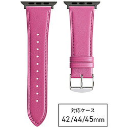 バンビ Apple Watch(アップルウォッチ)対応バンド 本革 「グレイスパール」 【対応ケースサイズ:49/46/45/44/42mm】 ピンク RWC537PW RWC537PW 【852】 バンビ Apple Watch(アップルウォッチ)対応バンド 本革 「グレイスパール」 【対応ケースサイズ:49/46/45/44/42mm】 ピンク RWC537PW RWC537PW 【852】