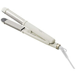 アイリスオーヤマ ヘアアイロン 2WAY ストレート＆カール micola（ミコラ） オフホワイト HIR-MS201-W ［交流（コード）式］ HIRMS201W