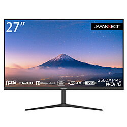 JAPANNEXT USB-C接続 PCモニター JN-IPS27WQHDR-C65W ［27型 /WQHD(2560×1440） /ワイド］ JNIPS27WQHDRC65W