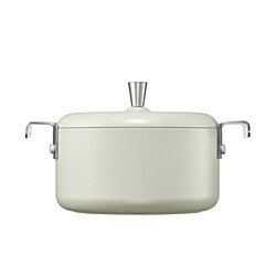 TTS Dr.HOWS 両手鍋（16cm） PLATING クリーム ［IH対応］