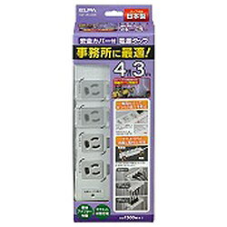 ■3ピン4個口の電源タップ■耐雷サージ機能付き【製品仕様】■本体サイズ（高さ×幅×奥行）：390mm×110mm×60mm■口数：6個口■長さ：3m■本体差込口形状：3p式本体サイズ(高さ×幅×奥行)約310×110×60mm本体重量約770g長さ3.0m口数4個口スイッチタイプスイッチ無雷対策雷対策有シャッター無マグネット有プラグ/差込口形状差し込み口形状：3ピン付属品接地アダプター、マグネット（2個）仕様1●定格：AC125V 15A、合計1500Wまで仕様2プラグ抜け止め3ピン4個口の電源タップ。