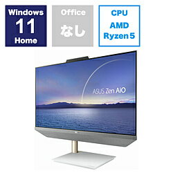 ASUS エイスース M5401WYAK-WA010W デスクトップパソコン ZenAiO 24 ホワイト ［23.8型 /AMD Ryzen5 /メモリ：16GB /SSD：512GB /2022年11月モデル］ M5401WYAKWA010W