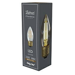 ビートソニック LED電球　シャンデリア　E26 Siphon ［E26 /シャンデリア電球形 /4...