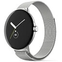 アイキューラボ Google Pixel Watch ステレンスマグネットバンド シルバー IQ-PWml-SV IQPWMLSV