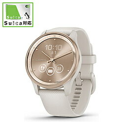 GARMIN(ガーミン) 010-02665-71 【Suica対応】vivomove Trend（ヴィヴォムーブ トレンド） Ivory×Peach Gold 0100266571