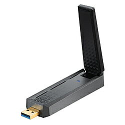 MSI(エムエスアイ) GUAX18 無線LAN子機 AX1800 WiFi USB アダプター ブラック ［Wi-Fi 6(ax)］ GUAX18