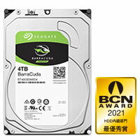 Seagate 内蔵HDD　Barracuda ST4000DM004 バルク品 (3.5インチ/4TB/SATA) ST4000DM004