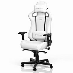  NOBLECHAIRS NBL-EPC-PU-WED-SGL ゲーミングチェア  EPIC - WHITE EDITION ピュアホワイト NBLEPCPUWEDSGL