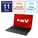 FUJITSU(xmʁj m[gp\R FMV LIFEBOOK UH-X/H1 sNgubN FMVUXH1B m14.0^ /Windows11 Pro /intel Core i7 /F16GB /SSDF512GB /Office HomeandBusiness /{ŃL[{[h /2023N1fn FMVUXH1B