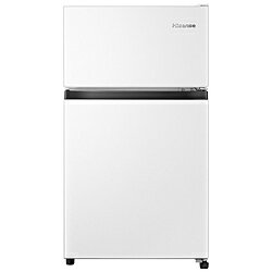 Hisense(ハイセンス) 冷蔵庫 ホワイト HR-B91HW ［幅47.5cm /87L /2ドア /右開きタイプ /2023年］ HRB91HW 【お届け日時指定不可】