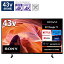 SONY(ˡ) վƥ BRAVIA(֥ӥ) KJ-43X80L 43V /4Kб /BSCS 4K塼ʡ¢ /YouTubeб /Bluetoothб KJ43X80L ڤϤԲġ