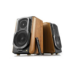 EDIFIER ハイレゾ 対応スピーカー Bluetooth / 3.5mm / RCA 接続x2/ Optical （光角型プラグ）/ Coaxial ED-S1000MK2-A ED-S1000MKII ブラウン ED-S1000MK2-A EDS1000MK2A