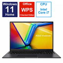 ASUS(GCX[X) m[gp\R Vivobook 16X (K3604) CfB[ubN K3604ZA-MB032W m16.0^ /Windows11 Home /intel Core i7 /F16GB /SSDF512GB /WPS Office /{ŃL[{[h /2023N5fn K3604ZAMB032W