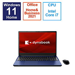 dynabook(ʥ֥å) Ρȥѥ dynabook T9 ץ쥷㥹֥롼 P2T9WPBL 15.6 /Windows11 Home /intel Core i7 /ꡧ32GB /SSD1TB /Office HomeandBusiness /ܸǥܡ /20...