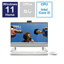 DELL(デル) AI557-DNLWC デスクトップパソコン Inspiron 24 5420 パールホワイト ［23.8型 /intel Core i5 /メモリ：8GB /SSD：512GB /2023年夏モデル］ AI557DNLWC