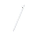 ELECOM(エレコム) 〔タッチペン：iPad用/USB-A充電式〕樹脂製ペン先 パームリジェクション対応 ホワイト P-TPACSTAP03WH PTPACSTAP03WH