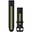 GARMIN(ガーミン) QuickFit 20mm GARMIN（ガーミン） Black/Lime 010-13279-03 0101327903