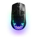 SteelSeries ゲーミングマウス Aerox 3 2022エディション Onyx 62612J ［光学式 /有線／無線(ワイヤレス) /6ボタン /Bluetooth・USB］ 62612J