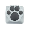 ZOMO 〔キーキャップ〕ABS Kitty Paw Keycap for Cherry MX Switches ABSKITTYPAWWHITEGREY