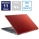 Acer(エイサー) ノートパソコン Aspire 5 タイガーリリーレッド A514-55-N38U/R ［14.0型 /Windows11 Home /intel Core i3 /メモリ：8GB /SSD：256GB /無し /日本語版キーボード /2023年8月モデル］ A514-55-N38UR 振込不可