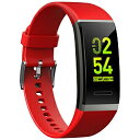 CAVOSMART Fitness tracker（フィットネストラッカー）活動量計 V11 レッド V11RD