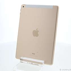 【中古】Apple(アップル) iPad 第5世代 32GB ゴールド MPG42J／A docomoロック解除SIMフリー【291-ud】