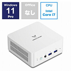 MINISFORUM（ミニズフォーラム） UN1265W-32/1T-W11Pro(12650H) デスクトップパソコン UN1265W ［モニター無し /intel Core i7 /メモリ：32GB /SSD：1TB /2023年9月モデル］ UN1265W321TW11P12650