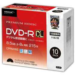 磁気研究所 DVD-R DL録画用 10Pスリムケース HD