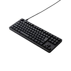 ELECOM(エレコム) キーボード Leggero テンキーレス(静音赤軸) ブラック TK-MC30UKPBK ［有線 /USB］ TKMC30UKPBK