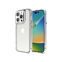 ABSOLUTE TECHNOLOGY iPhone 14 Pro用ケース LINKASE AIR ゴリラガラスiPhoneケース（側面TPU：クリア）耐衝撃 透明度 MugSafe充電対応 ATLAIP202261PCL