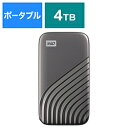 Western Digital WDBAGF0040BGY-JESN OtSSD USB-C{USB-Aڑ My Passport SSD 2020 Hi-Speed(Mac/WinΉ)(PS5/PS4Ή) Xy[XO[ m4TB /|[^u^n WDBAGF0040BGYJESN