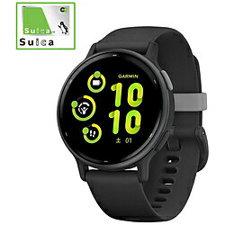 GARMIN(ガーミン) 010-02862-40 【Suica対応】スマートウォッチvivoactive（ヴィヴォアクティブ）5 GPS Black/Slate 0100286240