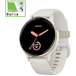 GARMIN(ガーミン) 010-02862-41 【Suica対応】vivoactive（ヴィヴォアクティブ）5 GPSスマートウォッチ Ivory/Cream Gold 0100286241