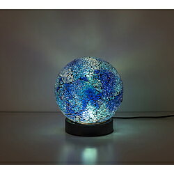イシグロ モザイク LEDランプ ボール型 (無段階調光) オーロラコバルトブルー ※AC電源アダプター別売品 21380 ［LED /電球色］ 21380